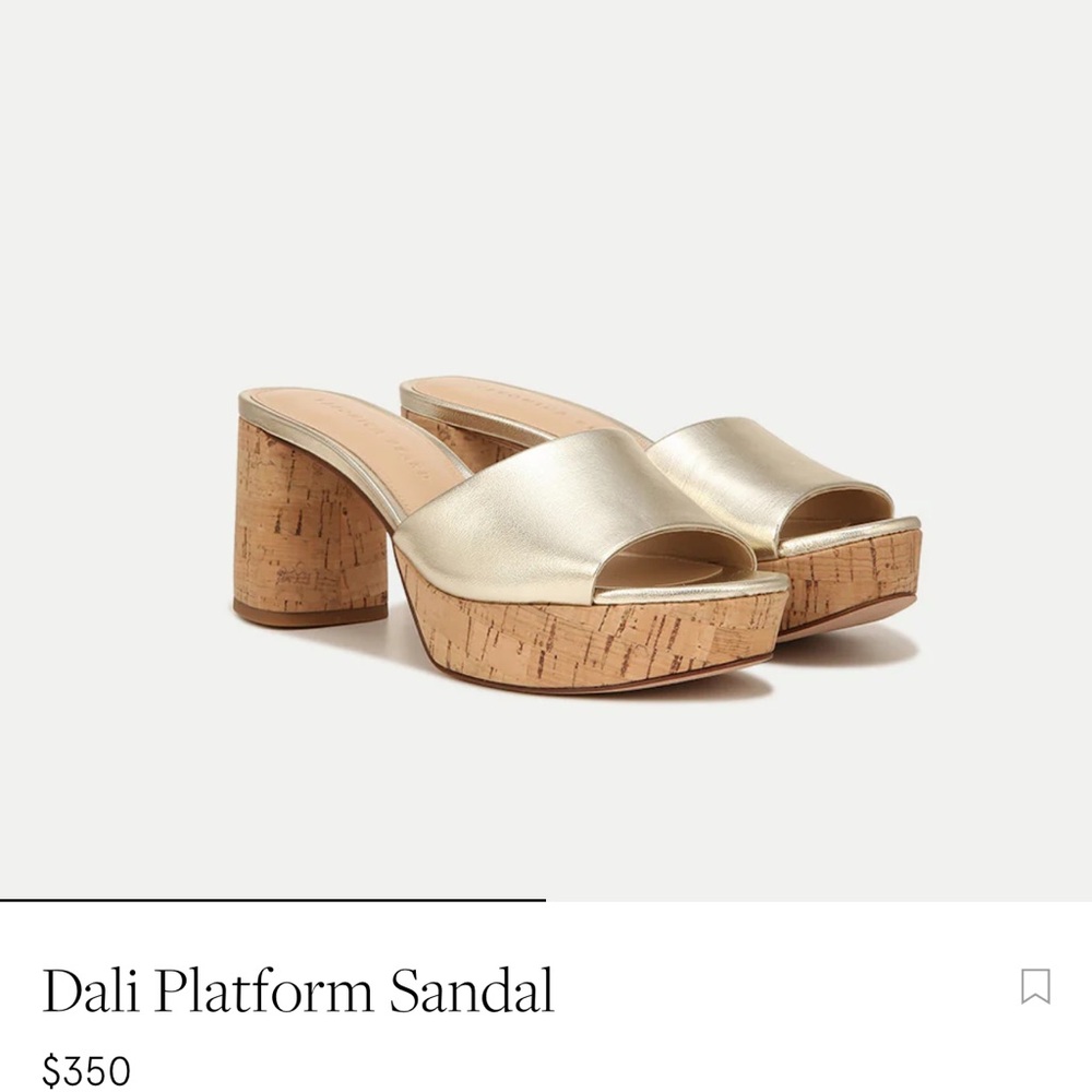 Veronica Beard Dali Platform Platinum Women's Sandal